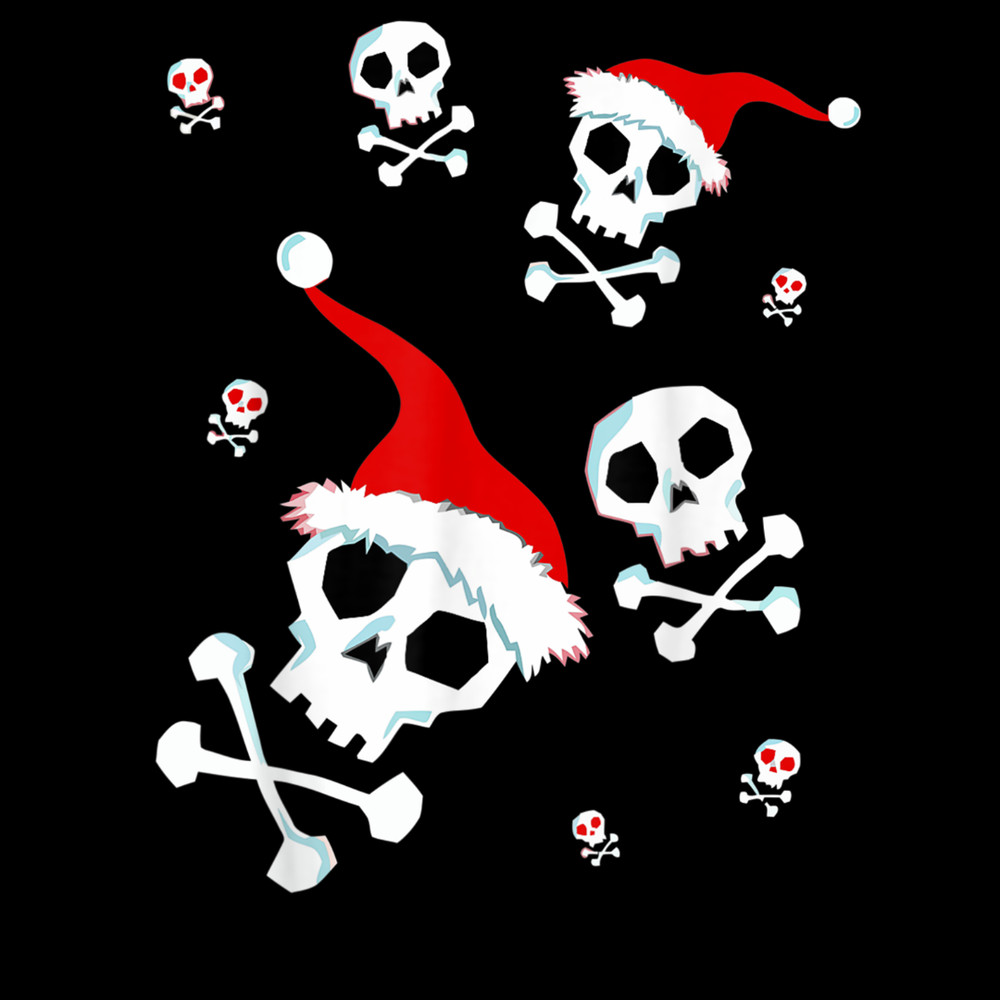 Christmas Skulls Santa Hat Xmas Santa Skull Holiday 6.jpg