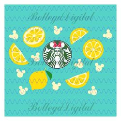 lemon starbucks cup svg, fruits starbucks svg, summer starbucks wrap svg, full wrap starbucks svg files for cricut