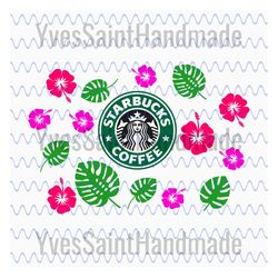 flower starbucks cup, venti starbucks cup, custom starbucks cup, flower cup, personalized starbucks cup, lotus flower st