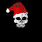 Funny Christmas Pirate Skull With Santa Hat For X Mas 1.jpg