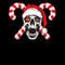 Funny Skeleton Skull Santa Hat Tee Merry Christmas Xmas Gift 1.jpg