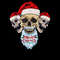 Funny Skull Santa Face Merry Xmas Hat Christmas Beard Horror 8.jpg
