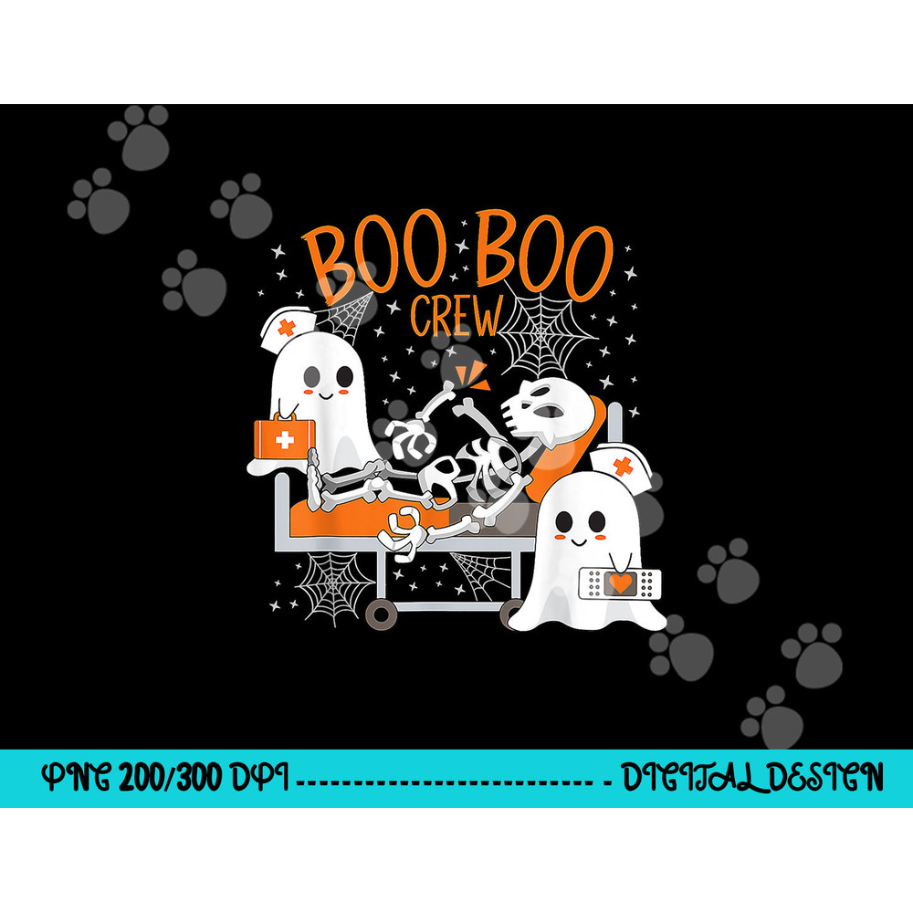 Cool Boo Boo Crew Ghost Doctor Paramedic Nurse Halloween png,sublimation copy.jpg