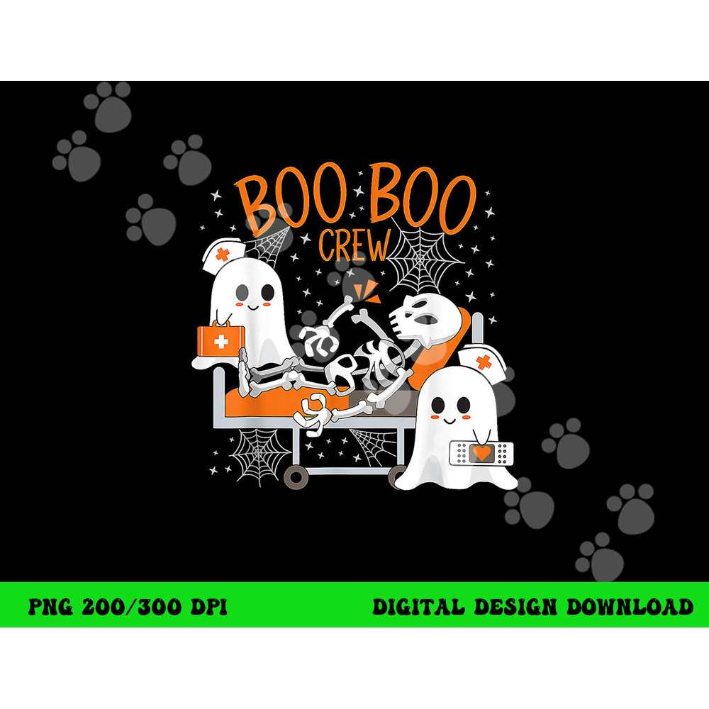 Cool Boo Boo Crew Ghost Doctor Paramedic Nurse Halloween png,sublimation copy.jpg