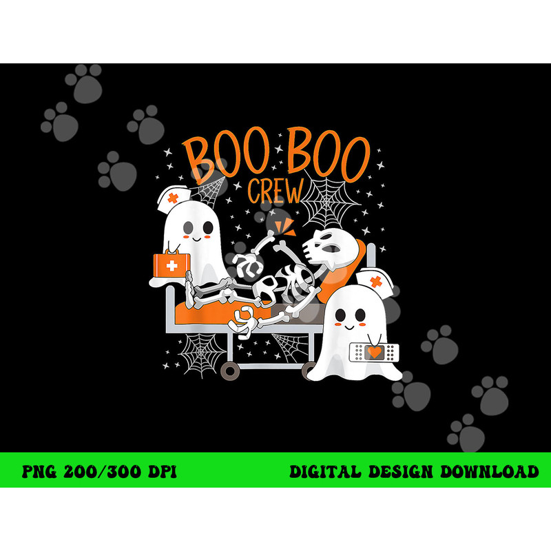 Cool Boo Boo Crew Ghost Doctor Paramedic Nurse Halloween png,sublimation copy.jpg