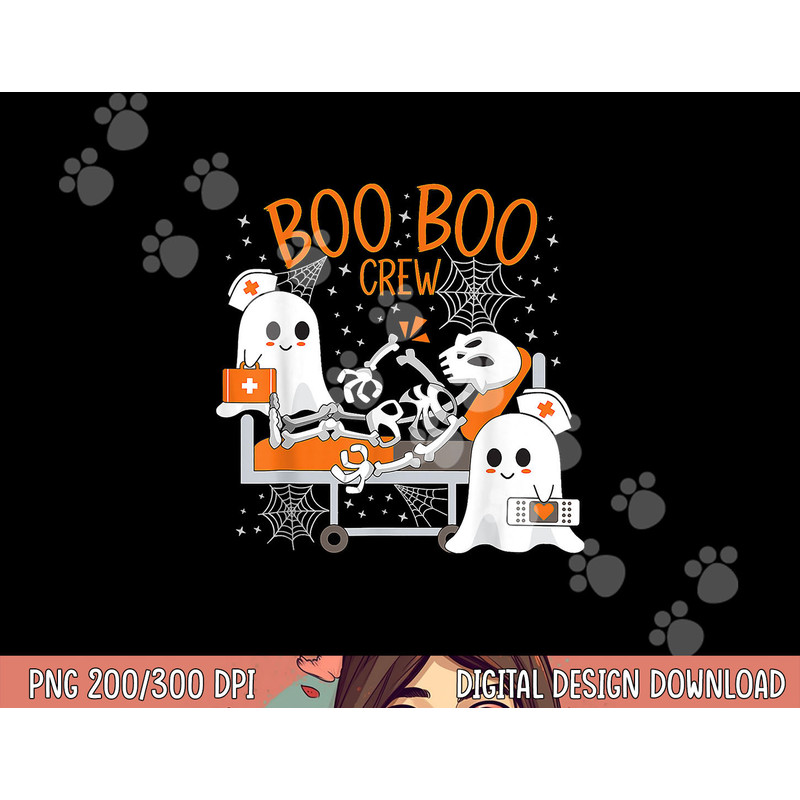 Cool Boo Boo Crew Ghost Doctor Paramedic Nurse Halloween png,sublimation copy.jpg