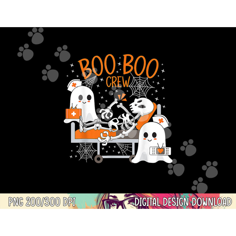 Cool Boo Boo Crew Ghost Doctor Paramedic Nurse Halloween png,sublimation copy.jpg
