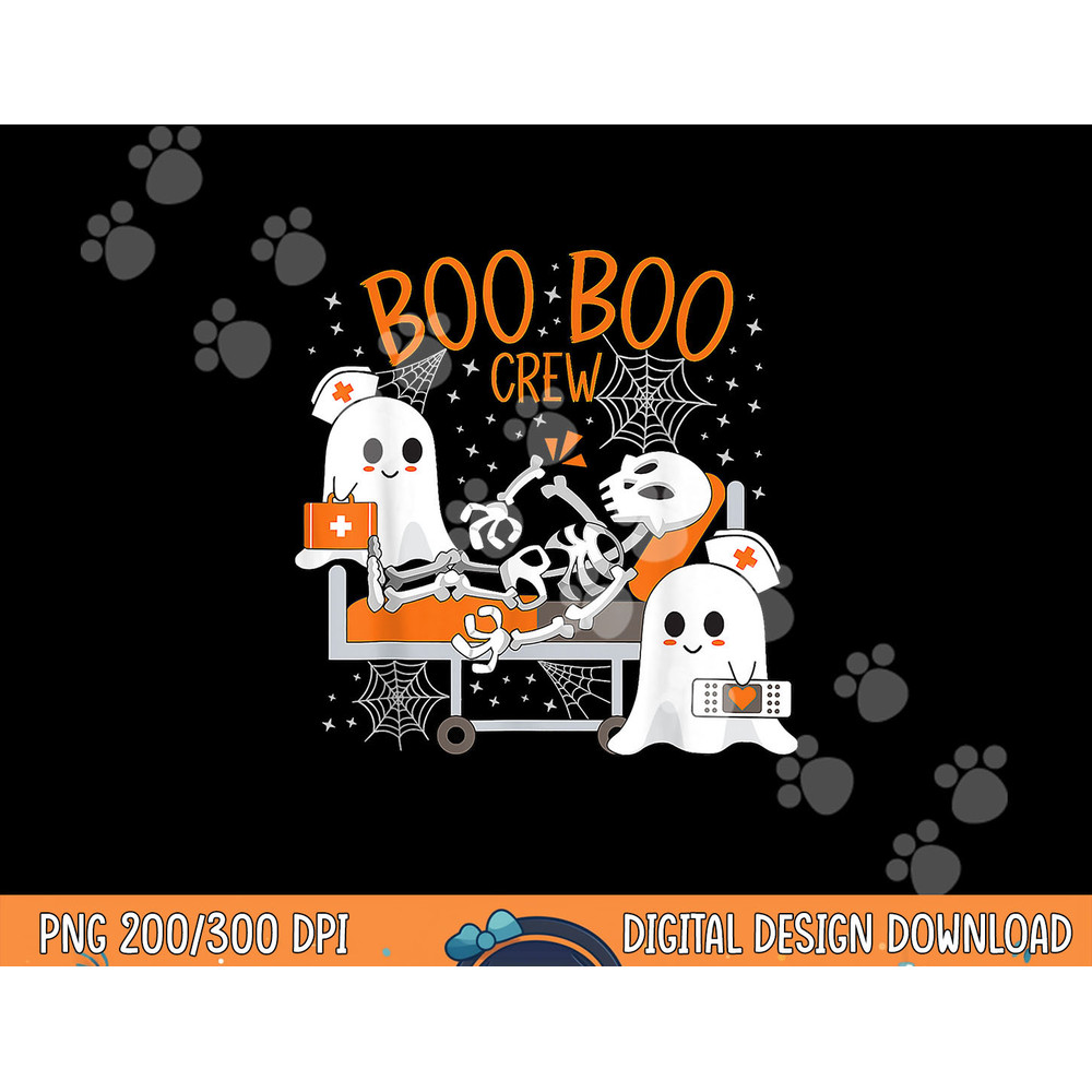 Cool Boo Boo Crew Ghost Doctor Paramedic Nurse Halloween png,sublimation copy.jpg