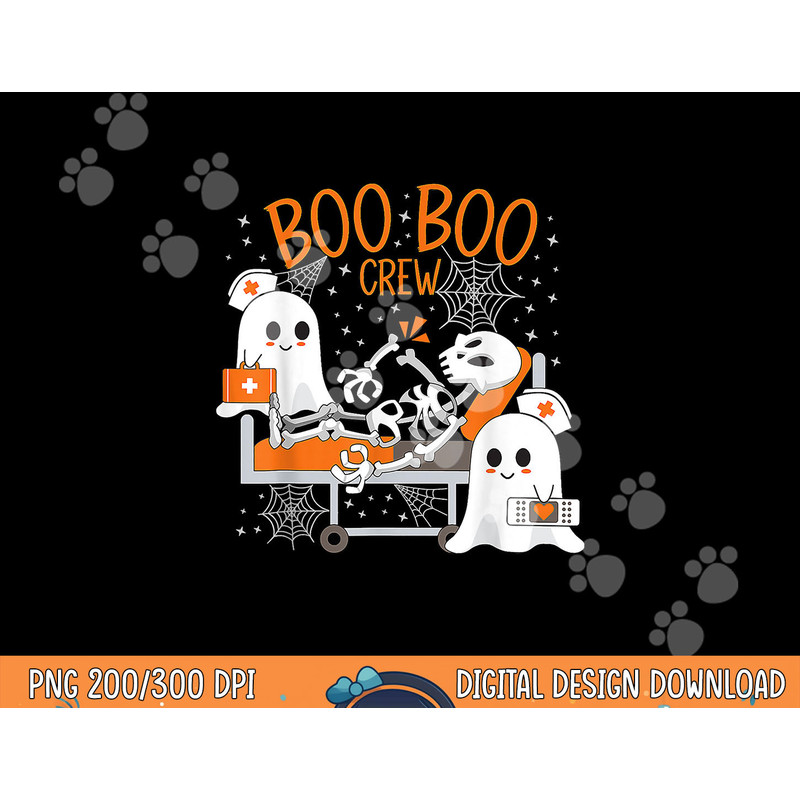 Cool Boo Boo Crew Ghost Doctor Paramedic Nurse Halloween png,sublimation copy.jpg