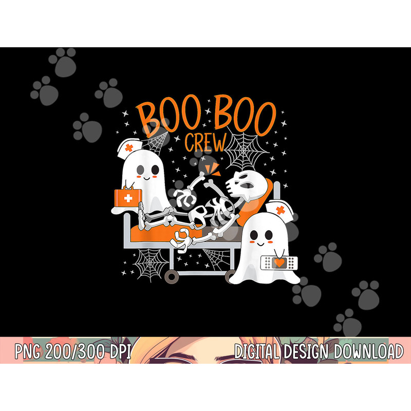 Cool Boo Boo Crew Ghost Doctor Paramedic Nurse Halloween png,sublimation copy.jpg