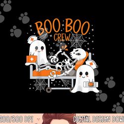cool boo boo crew ghost doctor paramedic nurse halloween  png,sublimation copy