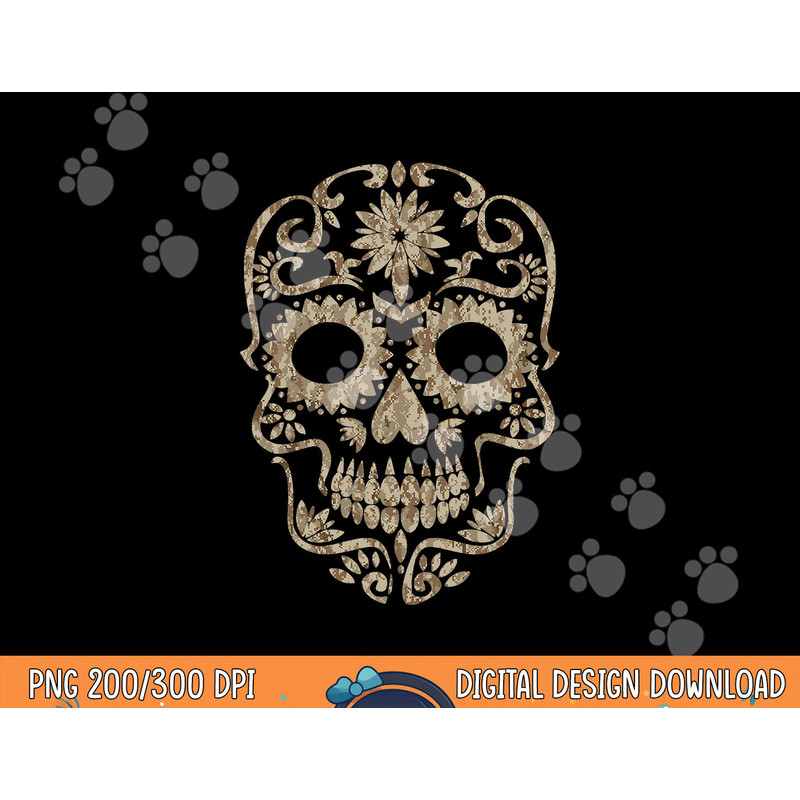 Cool Desert Camo Dia de Los Muertos Sugar Skull Camouflage png,sublimation copy.jpg