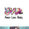 Peace Love Books Librarian Teacher Life Book Library Tie Dye png, sublimation.jpg