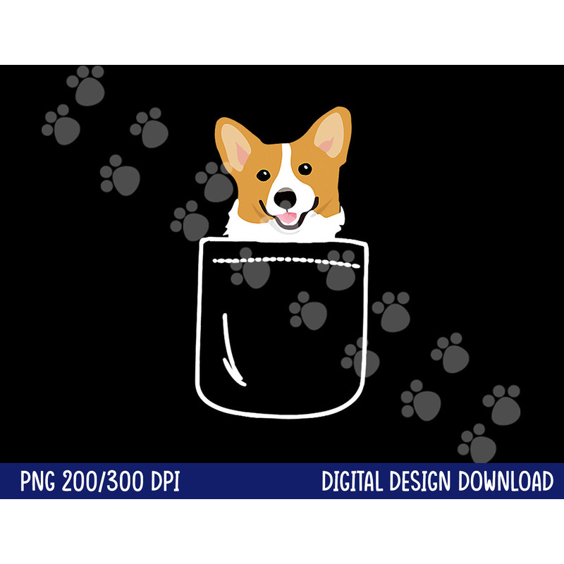 Corgi In Pocket Funny Corgi Crazy Dog Lover Gift png, sublimation copy.jpg