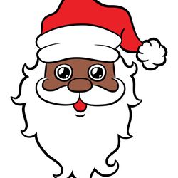 black santa svg, juneteenth svg, black history month svg, black pride svg, cut file svg, png, eps, dxf