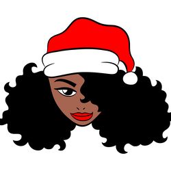black santa claus woman svg, juneteenth svg, black history month svg, black pride svg, cut file svg, png, eps, dxf