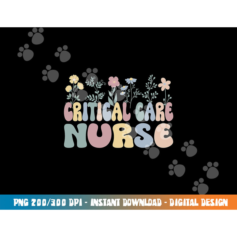 Groovy Critical Care Nurse Critical Care Nursing png, sublimation copy.jpg
