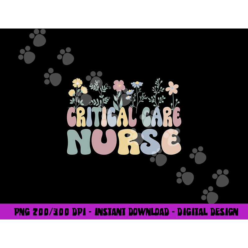 Groovy Critical Care Nurse Critical Care Nursing png, sublimation copy.jpg