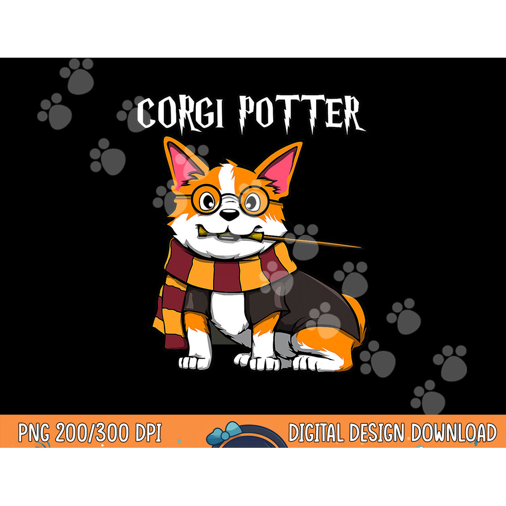 Corgi Potter - Gift For Corgi Lovers - Funny Pawter Dog png, sublimation copy.jpg