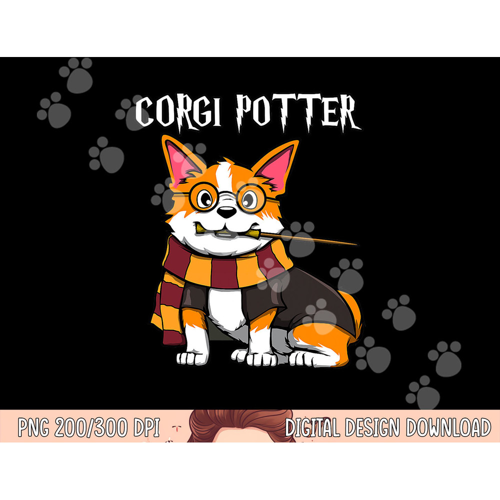 Corgi Potter - Gift For Corgi Lovers - Funny Pawter Dog png, sublimation copy.jpg