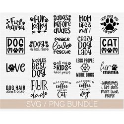 dog svg bundle, dog svg cut file, gift for dog lover, funny dog sayings svg, dog quotes svg, dog mom svg,png, vector cli
