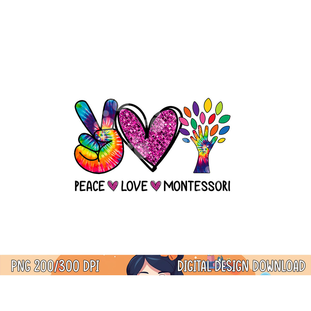 Peace Love Montessori Daycare Teacher Appreciation Gift png, sublimation copy.jpg