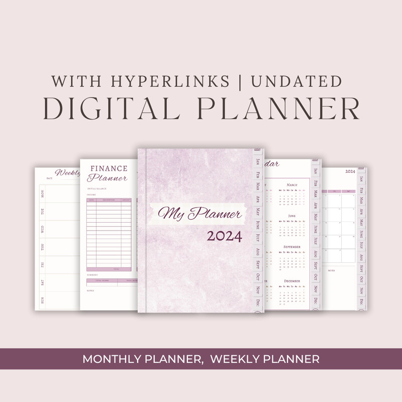 2024 Digital Planner, Weekly Planner, Monthly planner, Finance Planner 1.png