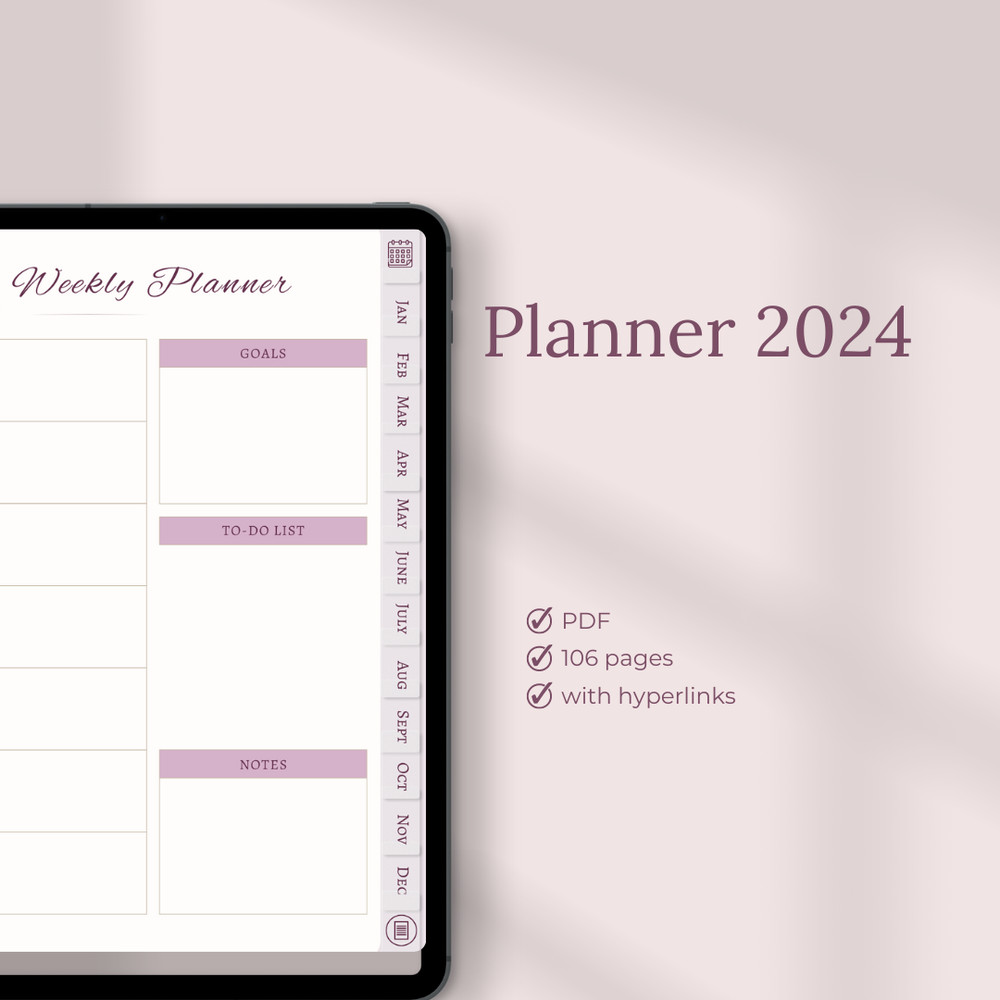 2024 Digital Planner, Weekly Planner, Monthly planner, Finance Planner 2.png