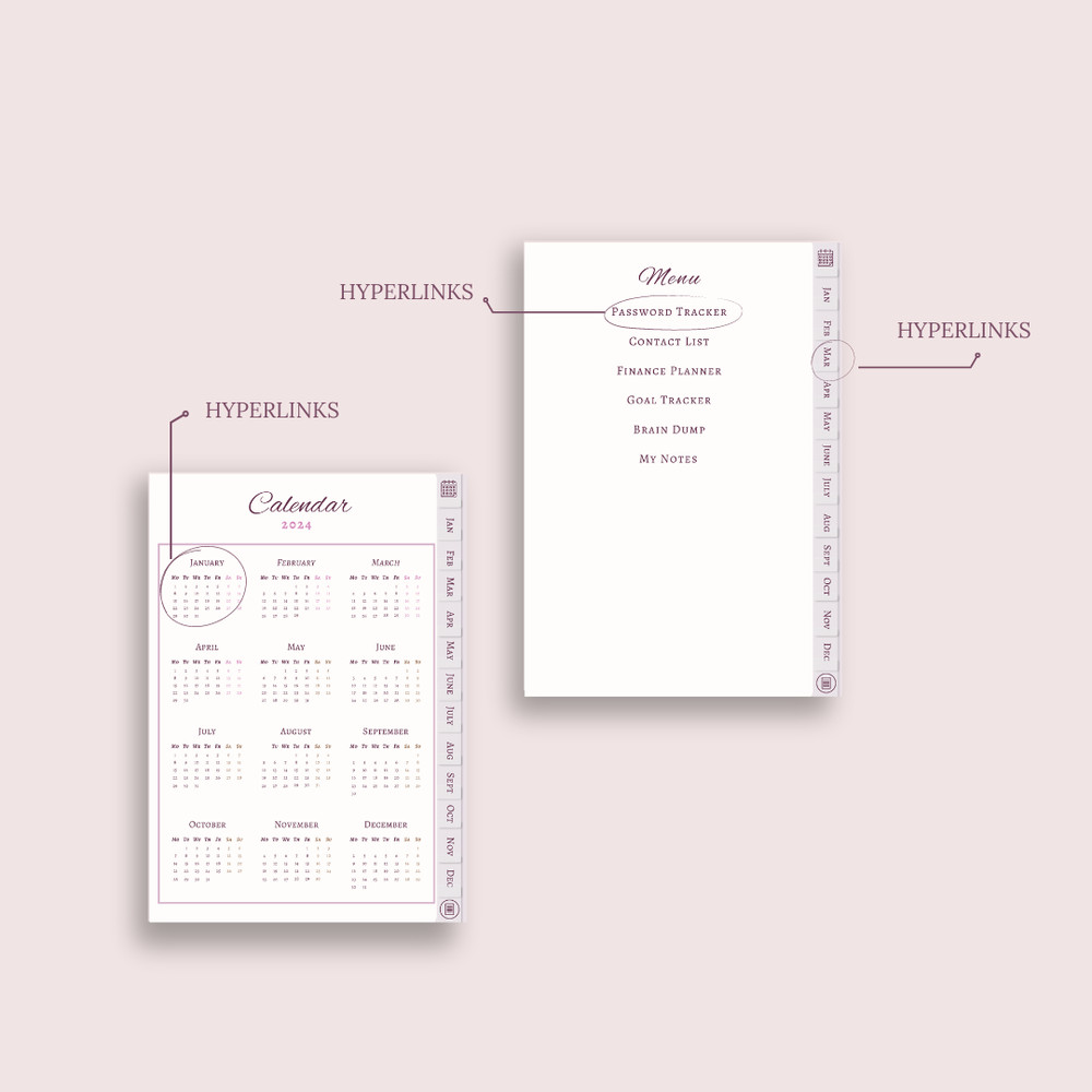 2024 Digital Planner, Weekly Planner, Monthly planner, Finance Planner 8.png