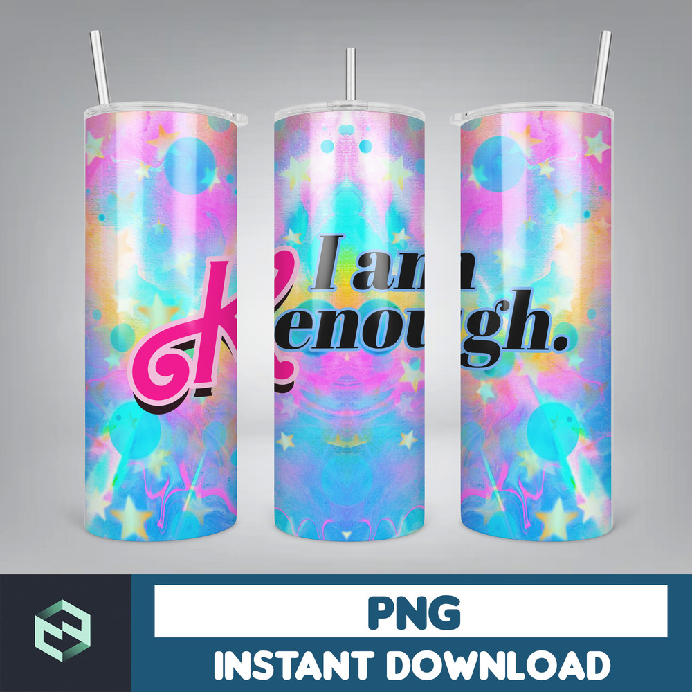 I Am Kenough Inflated Tumbler Wrap, Big Time Kenergy Inflated Tumbler Wrap PNG, Ken Is Enough Tumbler PNG, Barbi Doll Skinny Tumbler PNG (6).jpg
