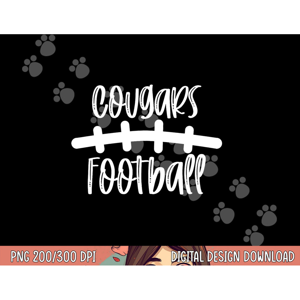 Cougars Football School Spirit Team Mascot Game Night png, sublimation copy.jpg