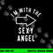 Couples Halloween Costume Shirts I m With The Sexy Angel png, sublimation copy.jpg