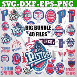 Bundle 40 Files Detroit Pistons Basketball Team Svg, Detroit Pistons svg, NBA Teams Svg, NBA Svg, Png, Dxf, Eps, Instant
