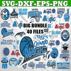 Bundle 40 Files Orlando Magic Basketball Team svg, Orlando Magic svg, NBA Teams Svg, NBA Svg, Png, Dxf, Eps, Instant Dow