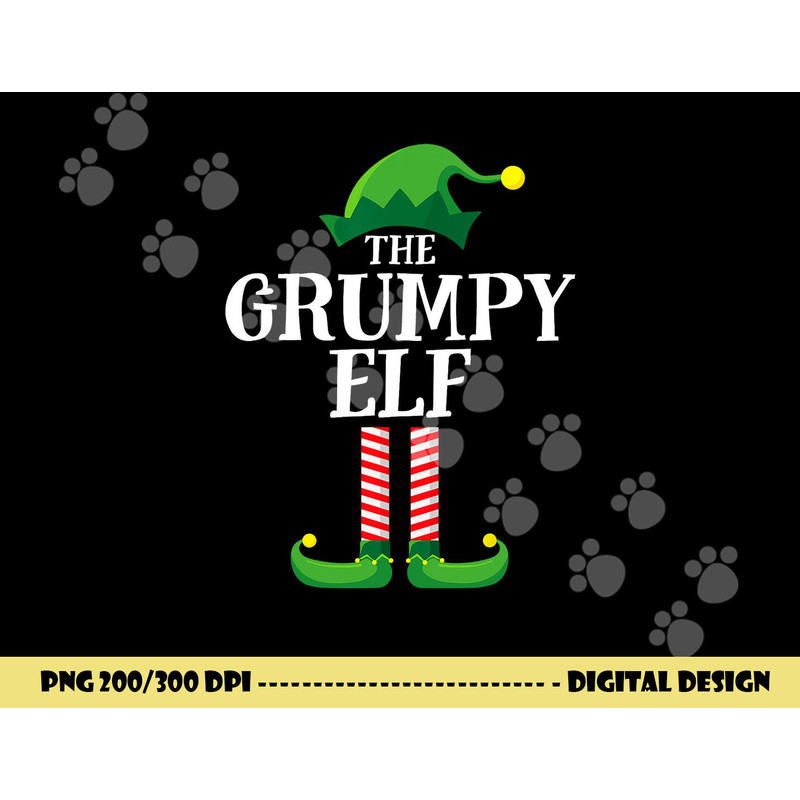 Grumpy Elf Matching Family Group Christmas Party png, sublimation copy.jpg