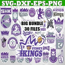 Bundle 34 Files Sacramento Kings Basketball Team svg, Sacramento Kings svg, NBA Teams Svg, NBA Svg, Png, Dxf, Eps, Insta