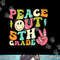 Peace Out 5th Grade Groovy Graduation Last Day of School png, sublimation.jpg