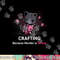 Crafting because Murder is Wrong Halloween Funny Cat png, sublimation copy.jpg