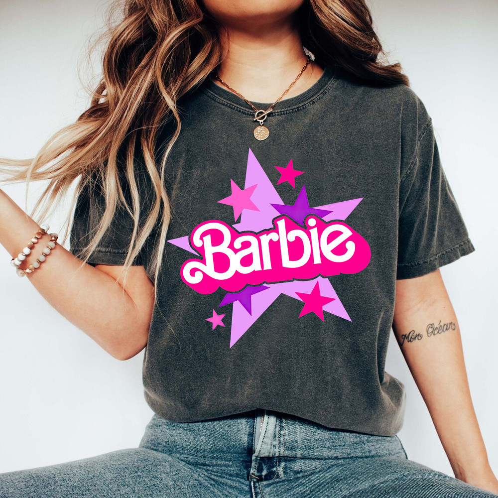 Barbie Comfort Colors shirt, Barbie Movie 2023 Shirt, Party Girls Shirt, Doll Baby Girl, Birthday Shirt, Girls Barbie Palm Heart Shirt - 1.jpg