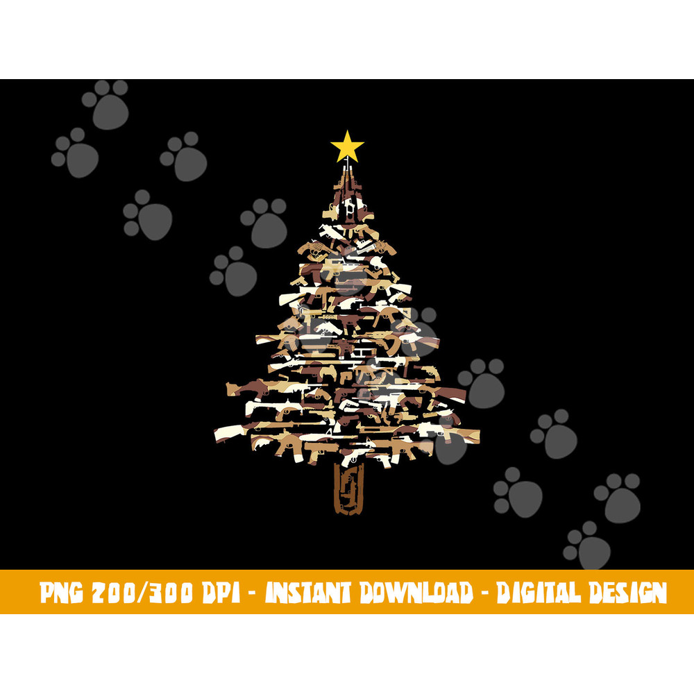 Guns Christmas Tree - Camo Print Xmas Gift For Gun Lover png, sublimation copy.jpg