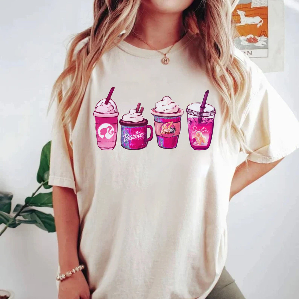 Barbie Movie 2023 T-Shirt, Come On Barbie, Let's Go Party T-Shirt, Barbie T-Shirt, Barbie Coffee Lover Shirt, Barbie Drink Comfort Colors - 3.jpg