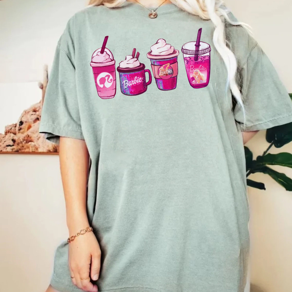 Barbie Movie 2023 T-Shirt, Come On Barbie, Let's Go Party T-Shirt, Barbie T-Shirt, Barbie Coffee Lover Shirt, Barbie Drink Comfort Colors - 4.jpg