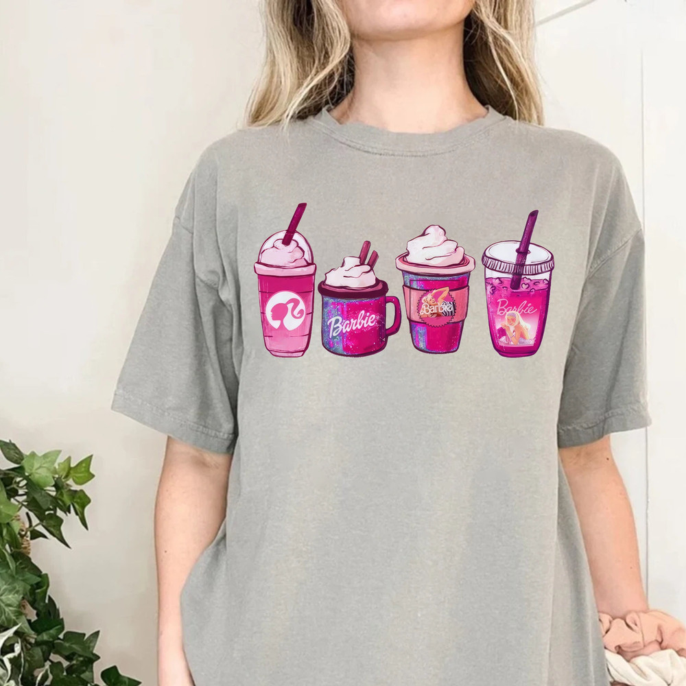 Barbie Movie 2023 T-Shirt, Come On Barbie, Let's Go Party T-Shirt, Barbie T-Shirt, Barbie Coffee Lover Shirt, Barbie Drink Comfort Colors - 5.jpg