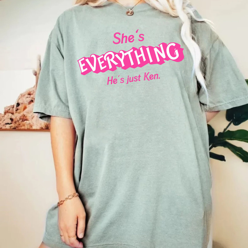 Barbie Movie 2023 T-Shirt, Come On Barbie, She's Everything, He's just Ken Shirt, Barbie 2023 Shirt, Retro Barbie Tee, Barbie Comfort Colors - 5.jpg