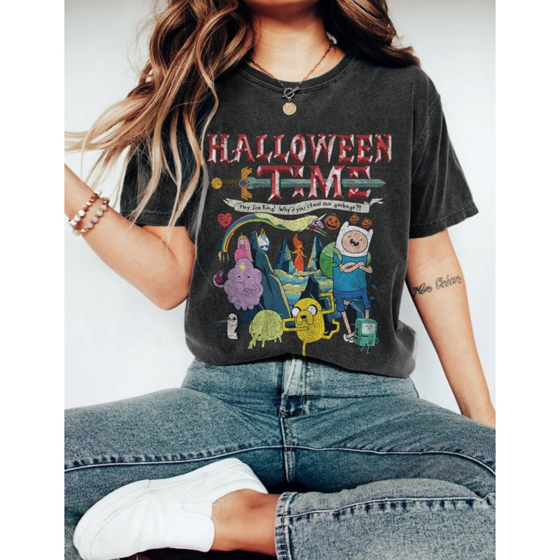 Vintage Disney Halloween Shirt, Adventure time Halloween, Disneyland Shirt, Halloween Gifts, Rock Adventure Time Vintage, Funny Halloween - 1.jpg