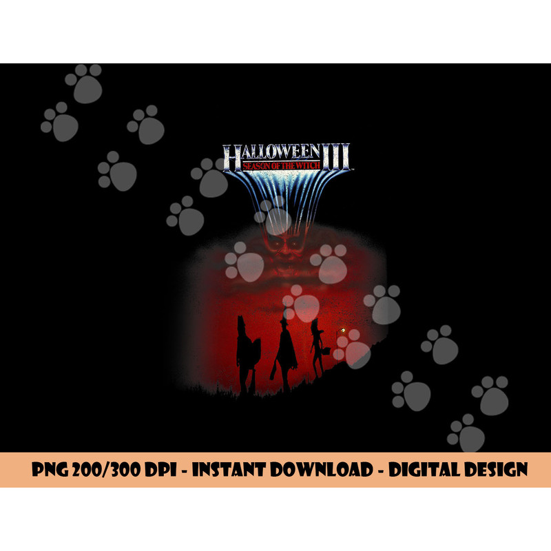 Halloween 3 Season Of The Witch Silhouette Poster png,sublimation copy.jpg