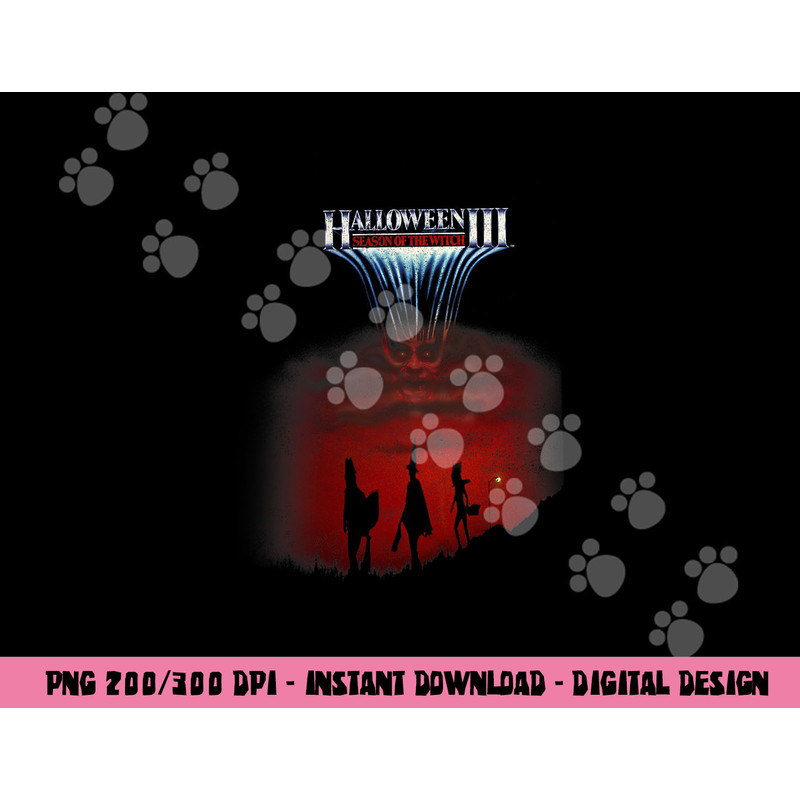 Halloween 3 Season Of The Witch Silhouette Poster png,sublimation copy.jpg