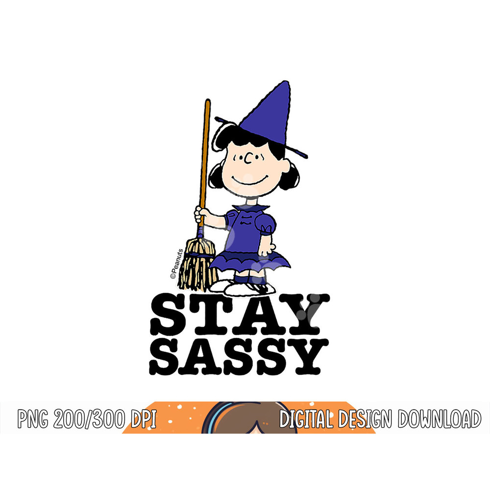 Peanuts - Halloween - Lucy Stay Sassy png, sublimation copy.jpg
