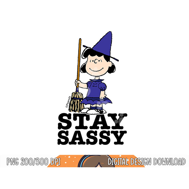 Peanuts - Halloween - Lucy Stay Sassy png, sublimation copy.jpg