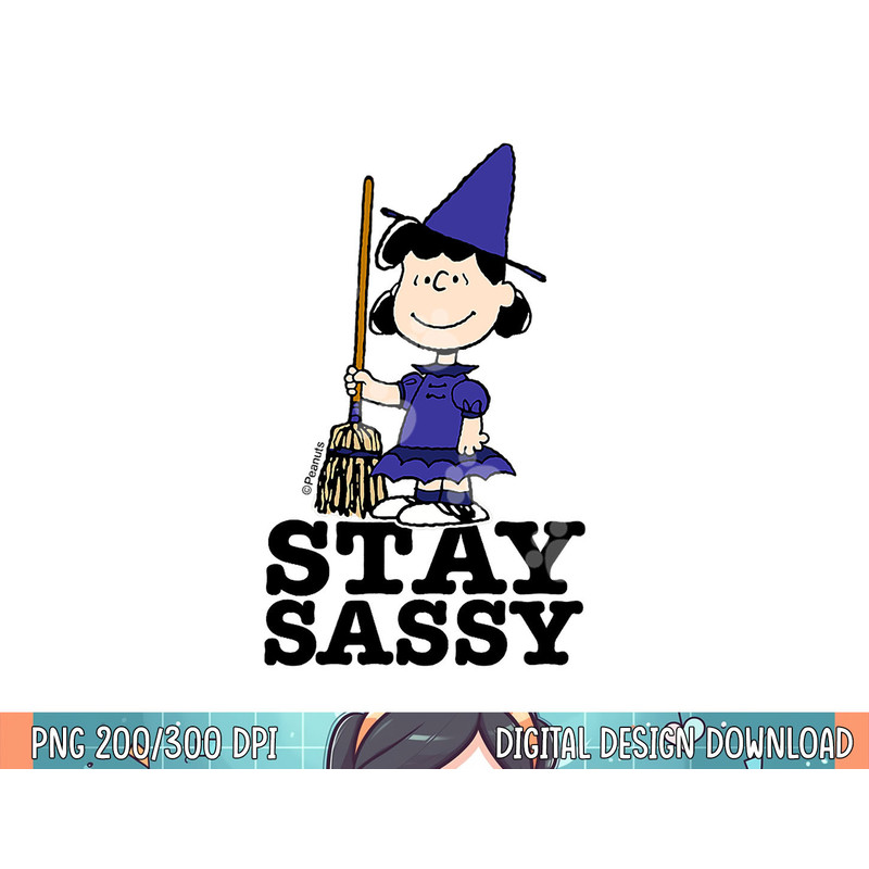 Peanuts - Halloween - Lucy Stay Sassy png, sublimation.jpg